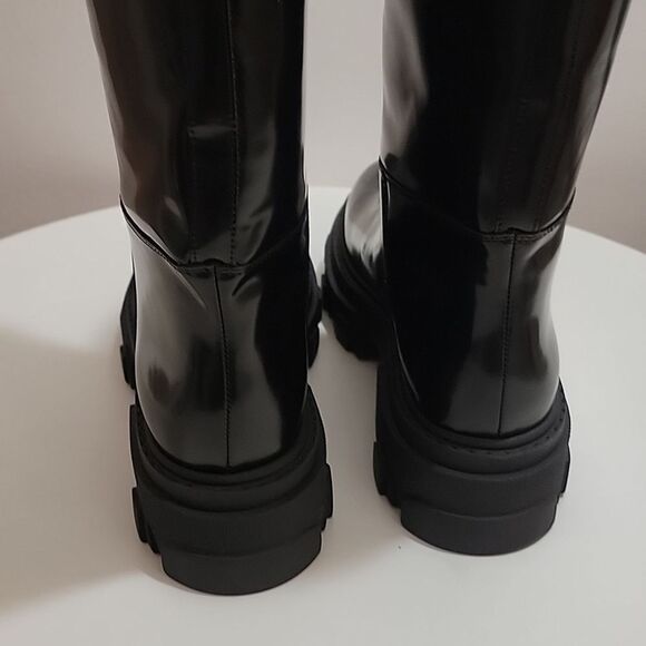 Gia Borghini Black Combat Boots - Picture 6 of 16